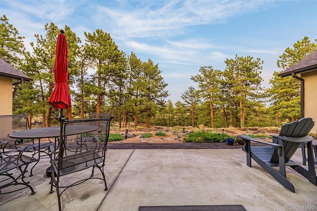 459 County Road 85, Guffey, CO 80820 - view of patio / terrace featuring outdoor dining space