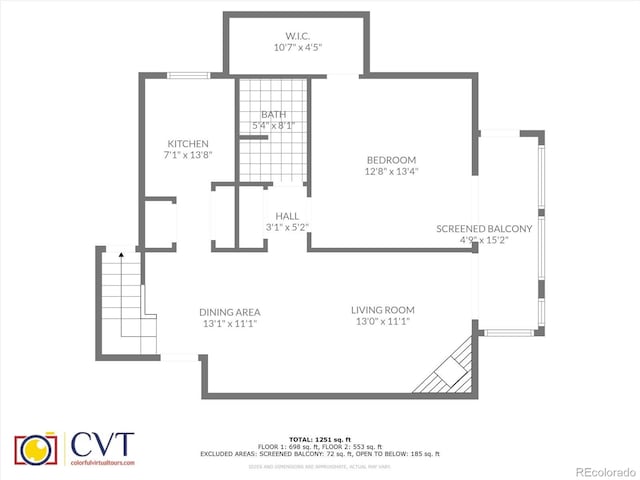 11115 E Alameda Ave Unit 201, Aurora, CO 80012 - floor plan