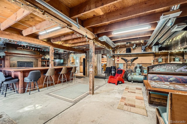 6646 S Fundy Ct, Centennial, CO 80016 - below grade area with bar
