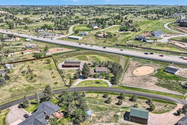 6646 S Fundy Ct, Centennial, CO 80016 - aerial view of property's location with nearby suburban area