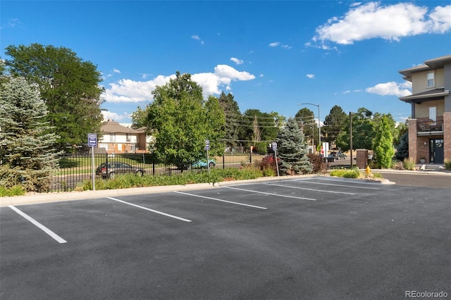 view of car parking