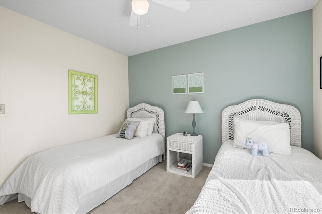 4621 S Perry Way, Denver, CO 80236 - bedroom featuring carpet floors and a ceiling fan