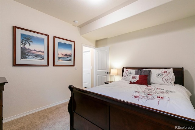 bedroom featuring carpet floors