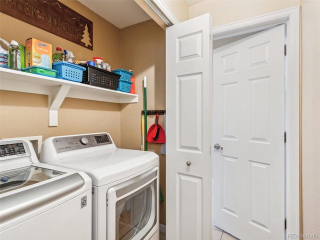 3893 Ute Mountain Trl, Castle Rock, CO 80109 - laundry room with separate washer and dryer and laundry area