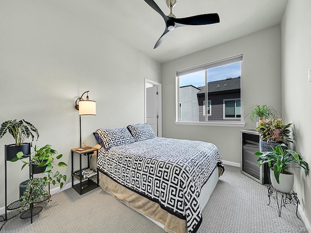 4245 E Iliff Ave Unit 2, Denver, CO 80222 - carpeted bedroom featuring ceiling fan and baseboards
