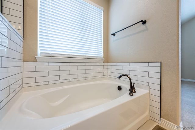 bathroom with a bathtub