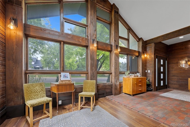 11035 E Berry Ave, Englewood, CO 80111 - sunroom / solarium with wood walls and high vaulted ceiling