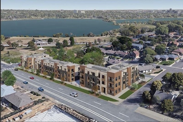 1650 N Sheridan Blvd Unit 101, Denver, CO 80204 - bird's eye view featuring a water view