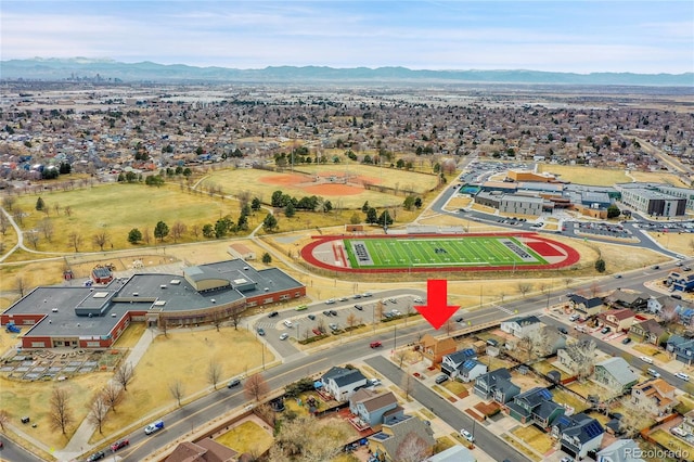 14425 E 50th Ave, Denver, CO 80239 - drone / aerial view of a mountain backdrop