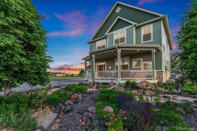881 Kirby Ct, Watkins, CO 80137 - view of front facade with a porch