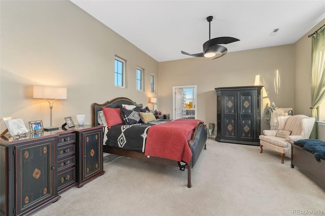 881 Kirby Ct, Watkins, CO 80137 - bedroom with carpet floors and a ceiling fan