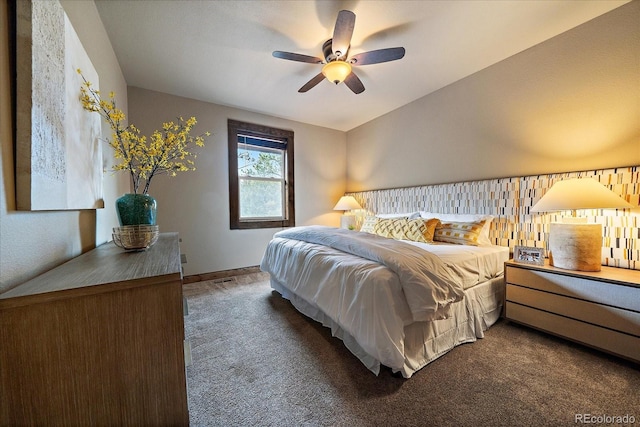 8090 S Homesteader Dr, Morrison, CO 80465 - bedroom with carpet flooring and ceiling fan