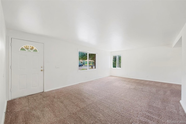 empty room featuring carpet floors