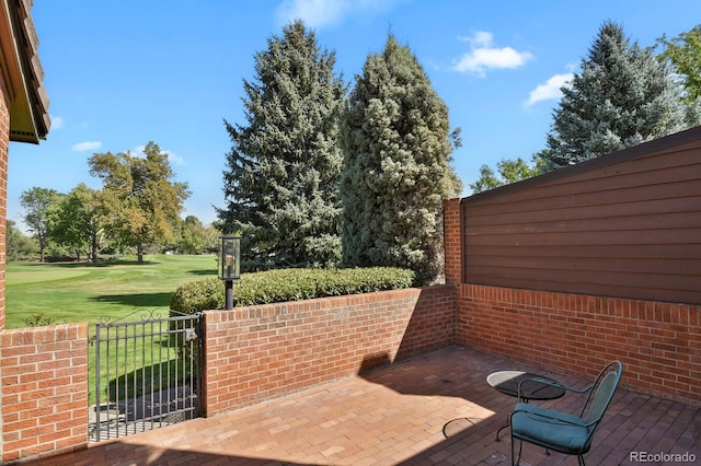 view of patio