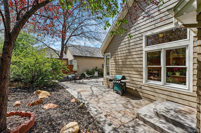 2252 S Yosemite Cir, Denver, CO 80231 - exterior space with a grill