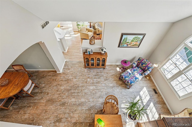 2252 S Yosemite Cir, Denver, CO 80231 - interior space with visible vents and baseboards