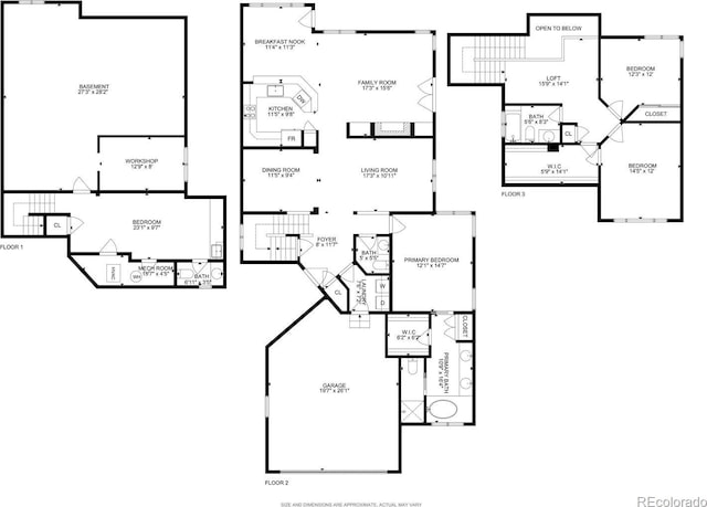 2252 S Yosemite Cir, Denver, CO 80231 - plan