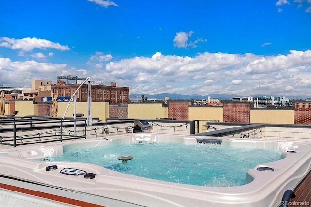 2335 Walnut St Unit 10, Denver, CO 80205 - view of swimming pool featuring a hot tub