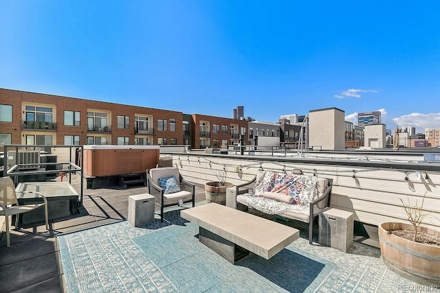 2335 Walnut St Unit 10, Denver, CO 80205 - view of patio with outdoor lounge area