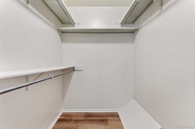 6650 E Arizona Ave Unit 203, Denver, CO 80224 - spacious closet featuring wood finished floors