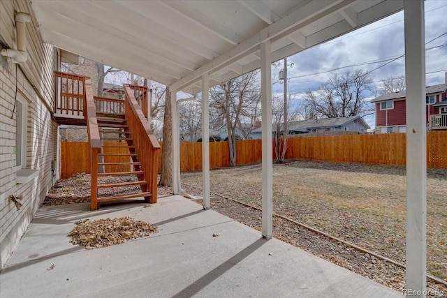 view of patio