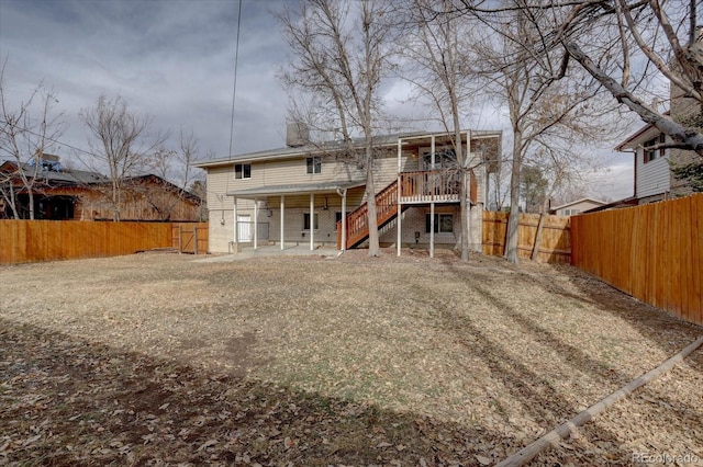 view of rear view of house