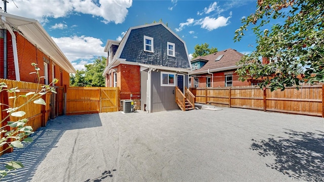 rear view of house with a patio area