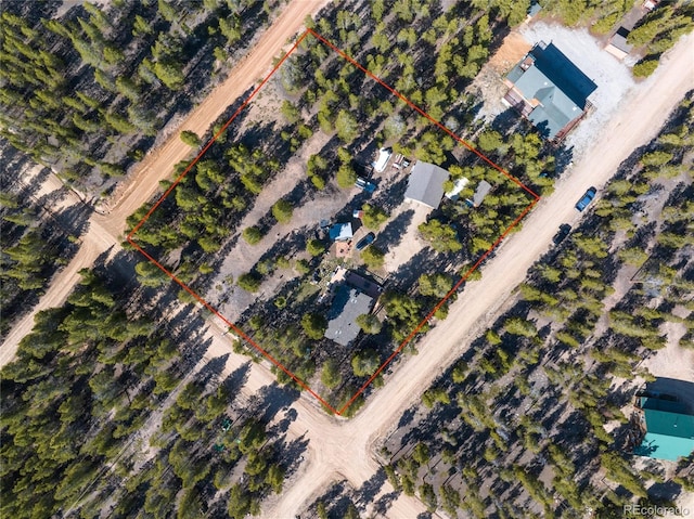 246 Spruce Dr, Twin Lakes, CO 81251 - aerial overview of property's location featuring property parcel outlined