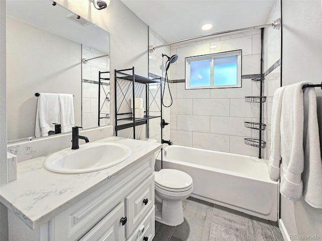 6614 Everett St, Arvada, CO 80004 - bathroom with vanity and shower / bath combination
