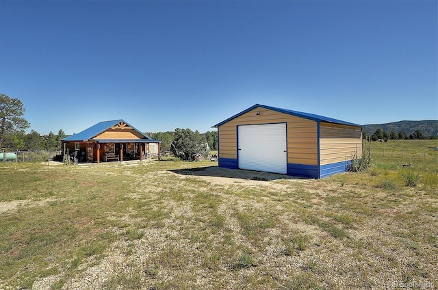 1106 Hull Ave, Westcliffe, CO 81252 - view of detached garage