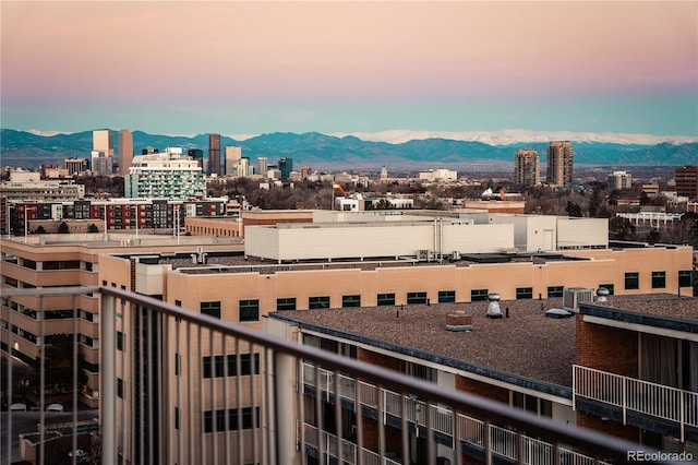 view of city with a mountain view