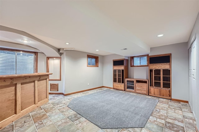 view of unfurnished living room