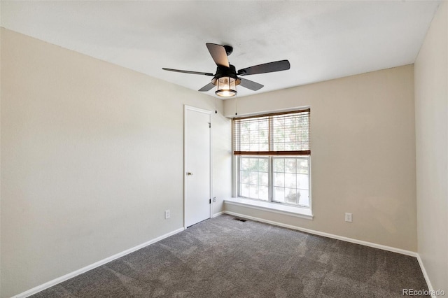 5886 S Nepal Way, Centennial, CO 80015 - carpeted empty room featuring a ceiling fan and baseboards