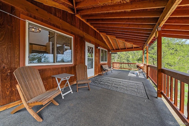 80 Castlewood Ct, Evergreen, CO 80439 - view of patio / terrace