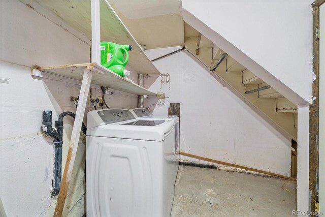 80 Castlewood Ct, Evergreen, CO 80439 - washroom with independent washer and dryer