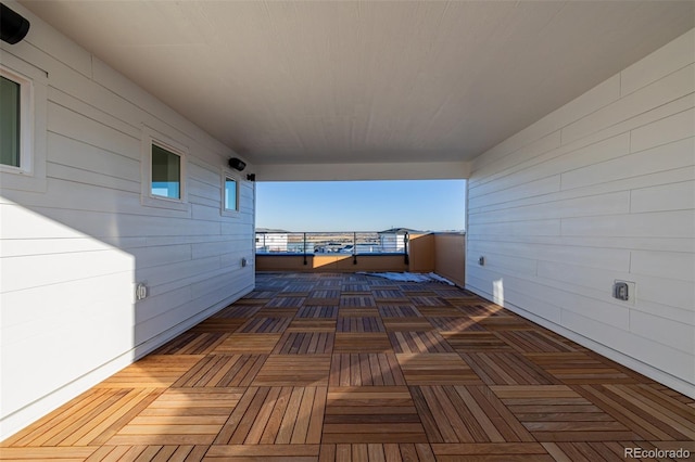 view of patio / terrace with a balcony
