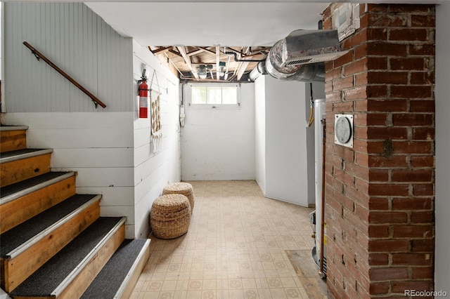 1838 S Williams St, Denver, CO 80210 - basement with light flooring and stairway