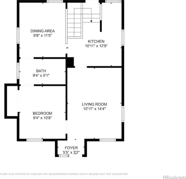 1838 S Williams St, Denver, CO 80210 - view of floor plan / room layout