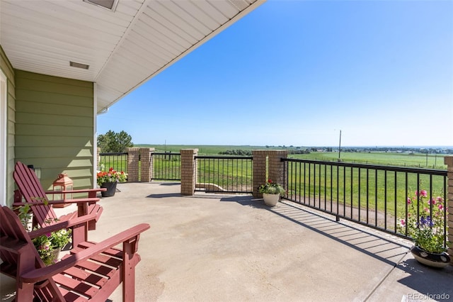 12891 County Road 29, Sterling, CO 80751 - view of patio / terrace featuring a rural view