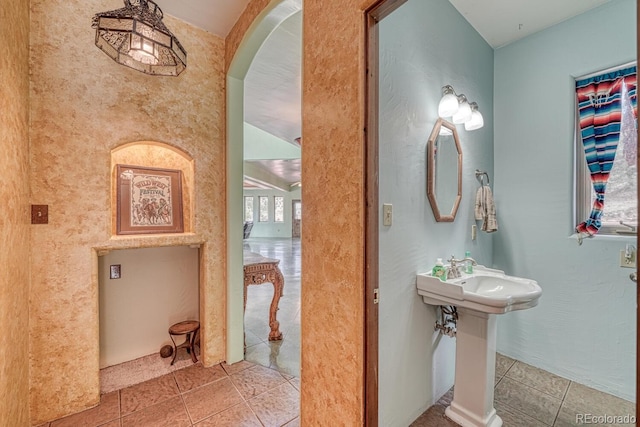 bathroom featuring tile patterned floors