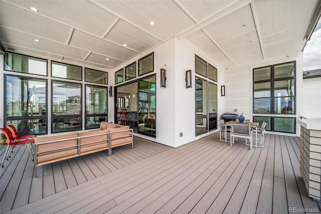 8765 Canyon Wind St, Parker, CO 80138 - view of wooden terrace