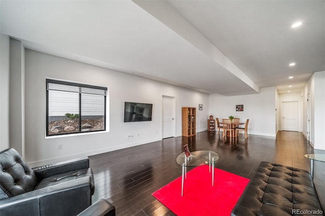 8765 Canyon Wind St, Parker, CO 80138 - living room with wood finished floors and recessed lighting