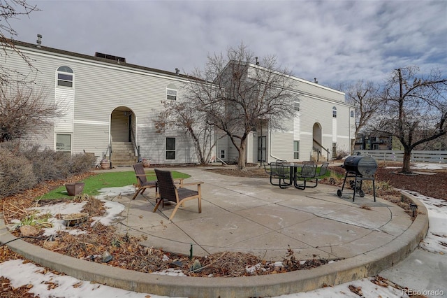 back of house featuring a patio