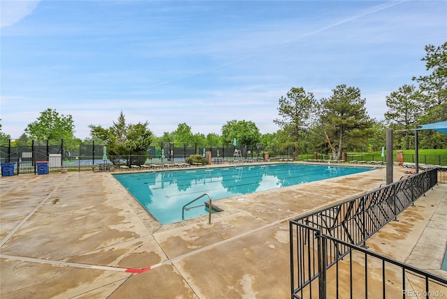 view of community pool