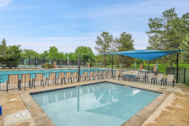 view of community pool