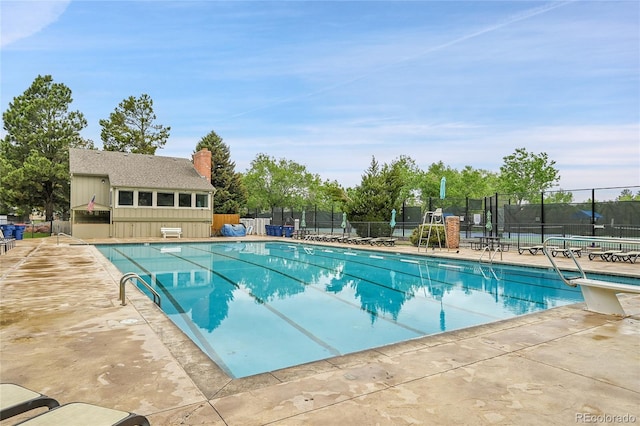 view of community pool