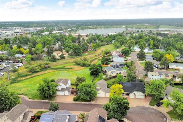 5960 S Estes St, Littleton, CO 80123 - aerial view of residential area featuring a nearby body of water