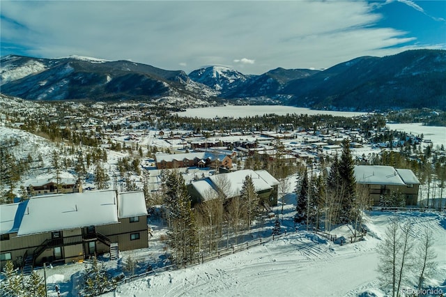 view of mountain feature