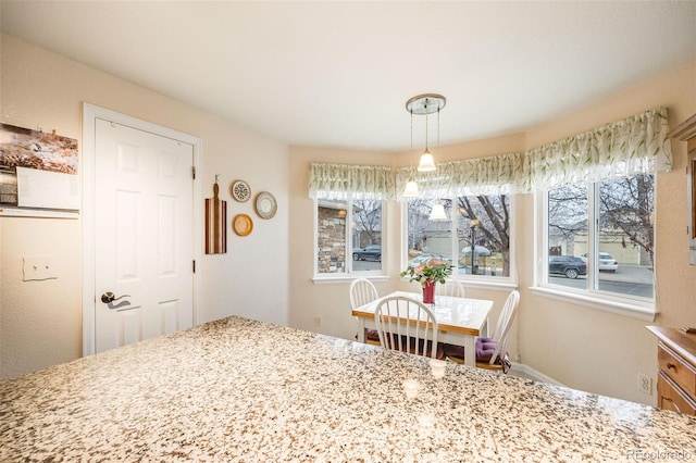 view of dining area