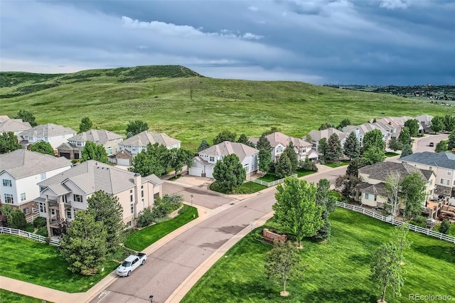 7866 Witney Pl, Lone Tree, CO 80124 - aerial view of residential area featuring mountains